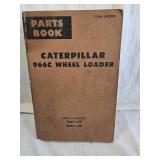 Caterpillar 966C Wheel Loader Parts Book covering serial numbers 76J1 and 30K1 and up