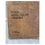 Caterpillar 3406 Vehicular Engine Parts Book covering serial numbers 7FB1 and up