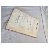 Caterpillar Parts Book 623B Elevating Scraper - Back Cover adn Last Few Pages Mising