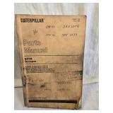 Caterpillar 627B Scraper Parts Manual