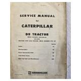 Caterpillar D9 Tractor Service Manual covering serial numbers 66A3266-up and includes information for tractors with D353 engines, serial numbers 97U1-u