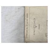 Caterpillar No. 12F Motor Grader Manual - Front and Back Cover Missing, Unsure What Reference Pages from Front and BAck are Missing