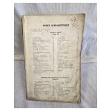 Caterpillar No. 12F Motor Grader Manual - Front and Back Cover Missing, Unsure What Reference Pages from Front and BAck are Missing