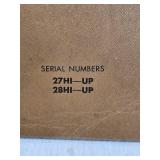 Caterpillar 183 & 193 Hydraulic Controls Parts Book