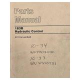 Caterpillar 183B Hydraulic Control Parts Manual