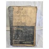 Caterpillar 950B Wheel Loader Parts Book