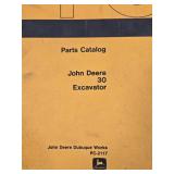 John Deere 30 Excavator Parts Catalog PC-2117