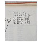 Lull Engineering Company Model 844 TT-34 Ft. Parts Manual