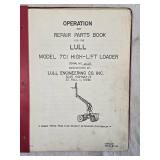 Lull Model 7C1 Hi-Lift Loader Parts and Service Manual