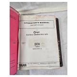 Onan Electric Generating Sets DEH Series Operator