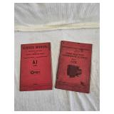 Onan AJ Series Service Manual and CCK Series Instruction Manual