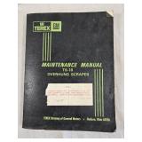 Terex GM TS-18 Overhung Scraper Maintenance Manual