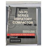 Ingersoll-Rand SD-70 Series Vibratory Compactor Operation & Maintenance Manual