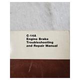 Cummins C-14A Engine Brake Troubleshooting and Repair Manual