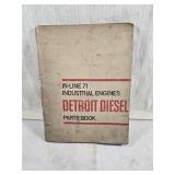 Detroit Diesel In-Line 71 Industrial Engines Parts Book