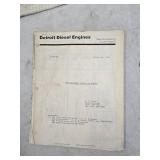 Detroit Diesel Engine Manuals including In-Line 71 Engines Operators Manual and Sales Engineering Product Report