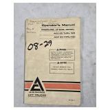 Allis-Chalmers Lift Trucks Parts and Operator