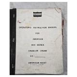 American Hoist & Derrick Company Operator