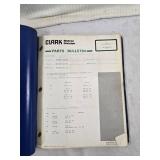 Clark 722 Bobcat Loader Parts Manual