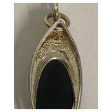 Sterling Silver Polish Colors of Amber Necklace, Bracelet and Earring Set