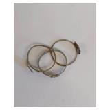 Antique Silver Fede Rings Set