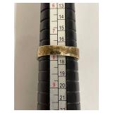 Sterling Silver Ring with Moonstone Glass Simulant