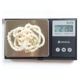 14K Gold Cultured Pearl Bracelet with Multicolored Gemstones