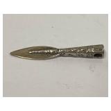 Norway Sterling Silver Spear Pendant Pendant Engraved Nordic 925