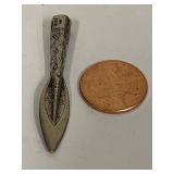 Norway Sterling Silver Spear Pendant Pendant Engraved Nordic 925