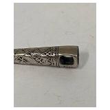 Norway Sterling Silver Spear Pendant Pendant Engraved Nordic 925