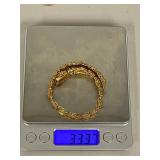 Sterling Silver Colorful Gemstone Bracelet with Amethyst, Peridot, Aquamarine, Citrine, Garnet