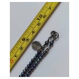 Yvonne Christa Sterling Silver Tahitian Pearl & Gemstone Necklace