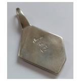 Sterling Silver & 14K Gold Lapis Lazuli Lizard Pendant