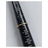 10K Gold Ring with Citrine Gemstone