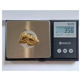 14k Gold Brev Milor Italy Earrings