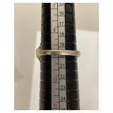 Sterling Silver Marcasite Ring with MOP Cab