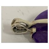 Sterling Silver Pendant w/ Interchangeable Jade Disks