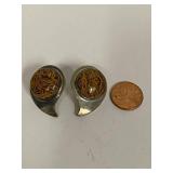 Desert Rose Trading Sterling Silver Earrings with Swirl Design Miriam Stone