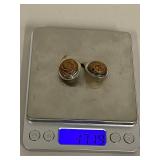 Desert Rose Trading Sterling Silver Earrings with Swirl Design Miriam Stone