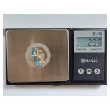 14k Gold Pear-Shaped Blue Topaz Gemstone Earrings