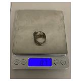 Sterling Silver CID Ring W/ Colorful Stones