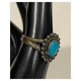 Sterling Silver Turquoise Ring