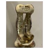 Ecclissi Sterling Silver Bamboo Hoop Earrings