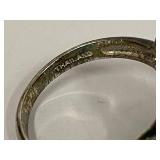 Sterling Silver Ring with Opal & Gems