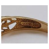 Vintage 10K Gold Ring with Kunzite Gemstone