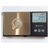 Vintage 10K Gold Ring with Kunzite Gemstone