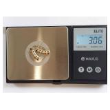 14k Gold Multicolored Gemstone Earrings including Garnet, Peridot, Blue Topaz, Citrine & Amethyst