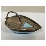 Vintage Large Larimar Sterling Silver Pendant