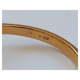 10K Multi Tone Gold Leaf Design Ring Elegant Unique Jewelry