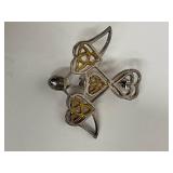 Sterling Silver Celtic Angel Pendant